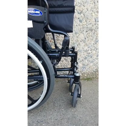 Reuse Medical Equipment Invacare Tracer SX5 Wheelchair Black Steel Frame w/ Desk Armrests Wheelchairs, second-hand product photo 3