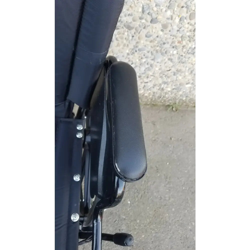 Reuse Medical Equipment Invacare Tracer SX5 Wheelchair Black Steel Frame w/ Desk Armrests Wheelchairs, second-hand product photo 12