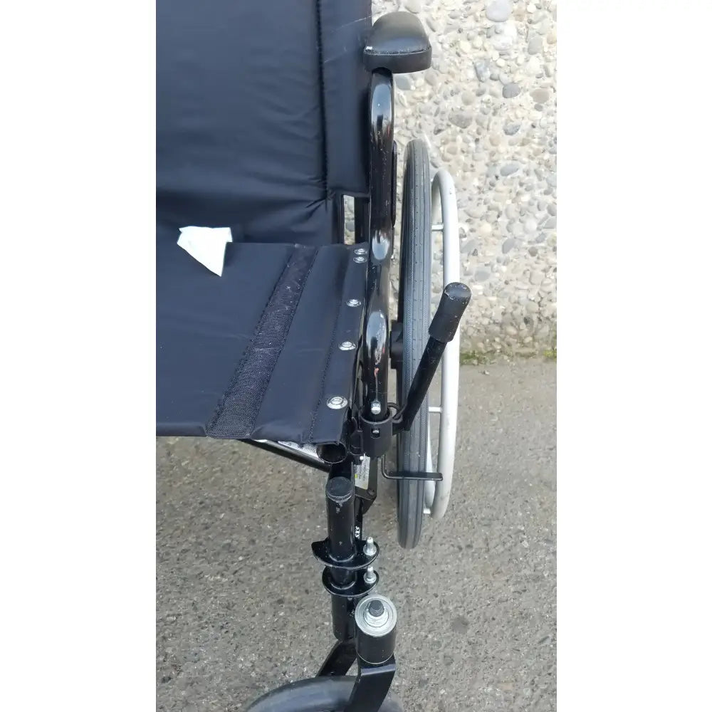 Reuse Medical Equipment Invacare Tracer SX5 Wheelchair Black Steel Frame w/ Desk Armrests Wheelchairs, second-hand product photo 9