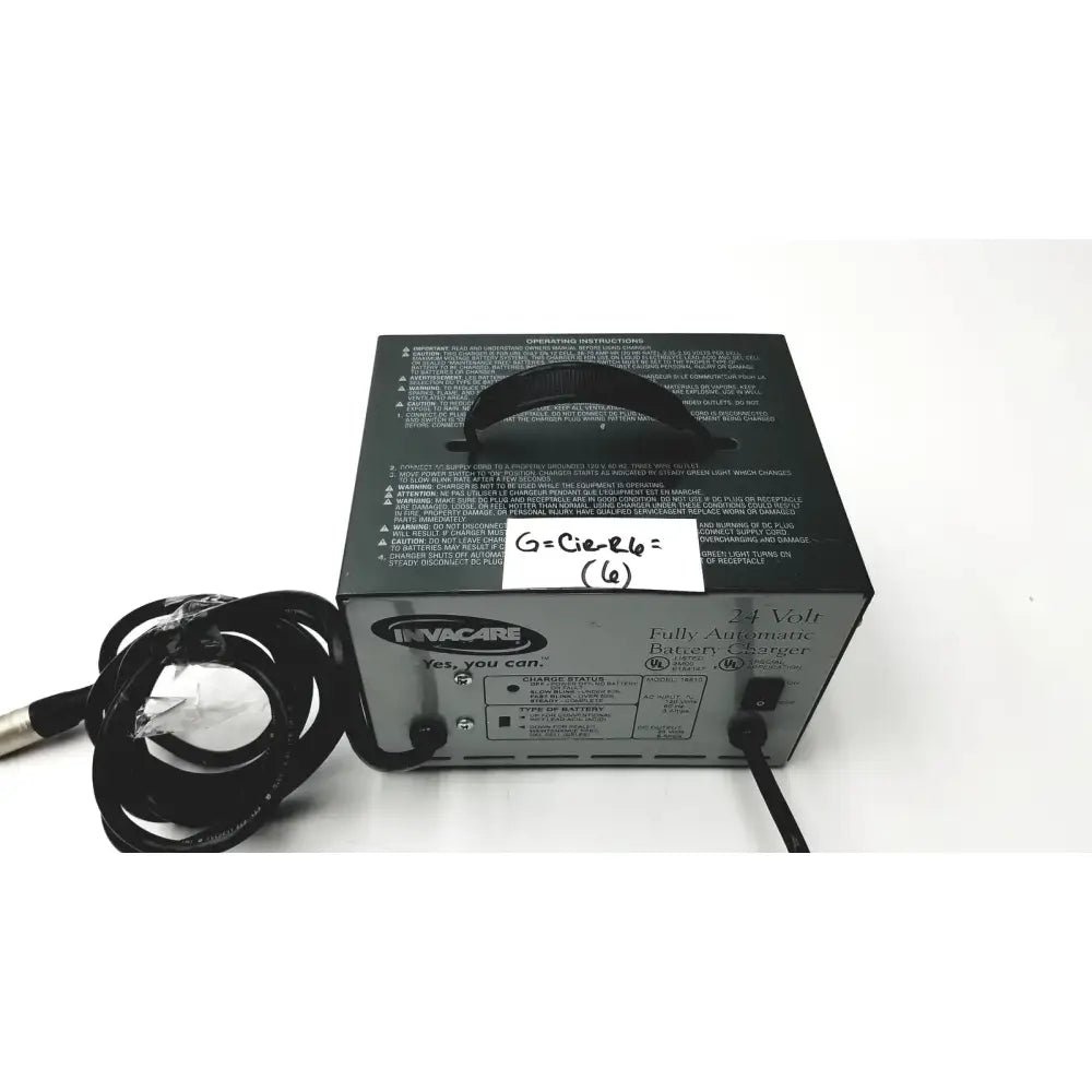 Reuse Medical INVACARE Wheelchair 24 Volt Automatic Battery Charger Serial No: 460300646 Wheelchair Parts, as-is (for parts) product photo 1