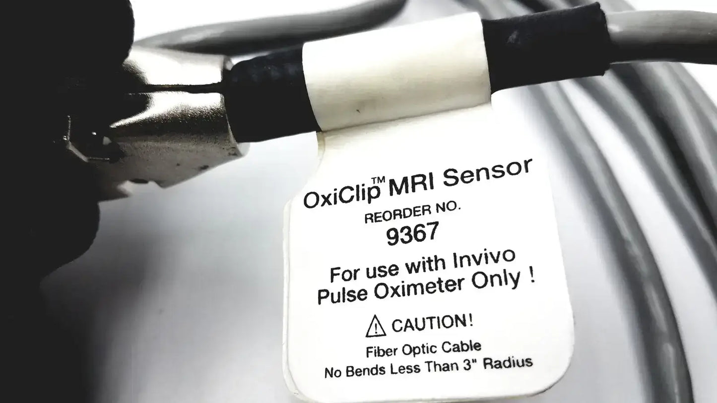 Invivo 9367 Oxiclip MRI Sensor With Invivo 9201, ECG, 3 Lead, Unshielded 10 FT MRI Patient Monitoring Sensor, second-hand product photo 10
