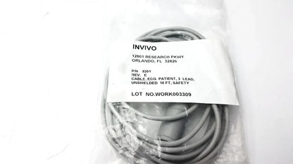 Invivo 9367 Oxiclip MRI Sensor With Invivo 9201, ECG, 3 Lead, Unshielded 10 FT MRI Patient Monitoring Sensor, second-hand product photo 2