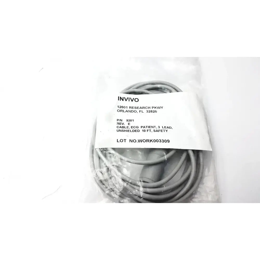 Invivo 9367 Oxiclip MRI Sensor With Invivo 9201, ECG, 3 Lead, Unshielded 10 FT MRI Patient Monitoring Sensor, second-hand product photo 2
