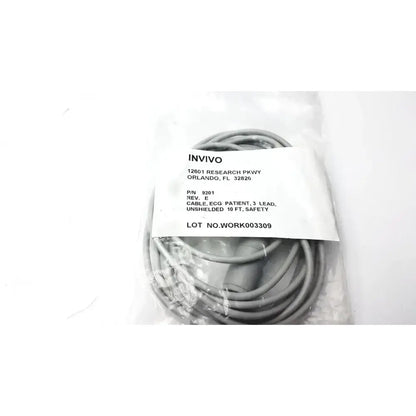 Invivo 9367 Oxiclip MRI Sensor With Invivo 9201, ECG, 3 Lead, Unshielded 10 FT MRI Patient Monitoring Sensor, second-hand product photo 2