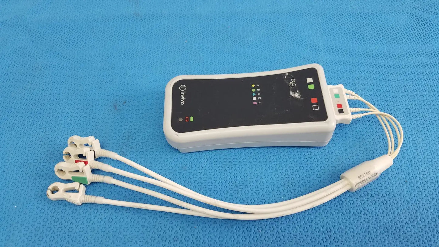 Reuse Medical Invivo Medical 989803163121 Wireless ECG Module with Leads Cable Other Medical & Lab Equipment, as-is (for parts) product photo 1