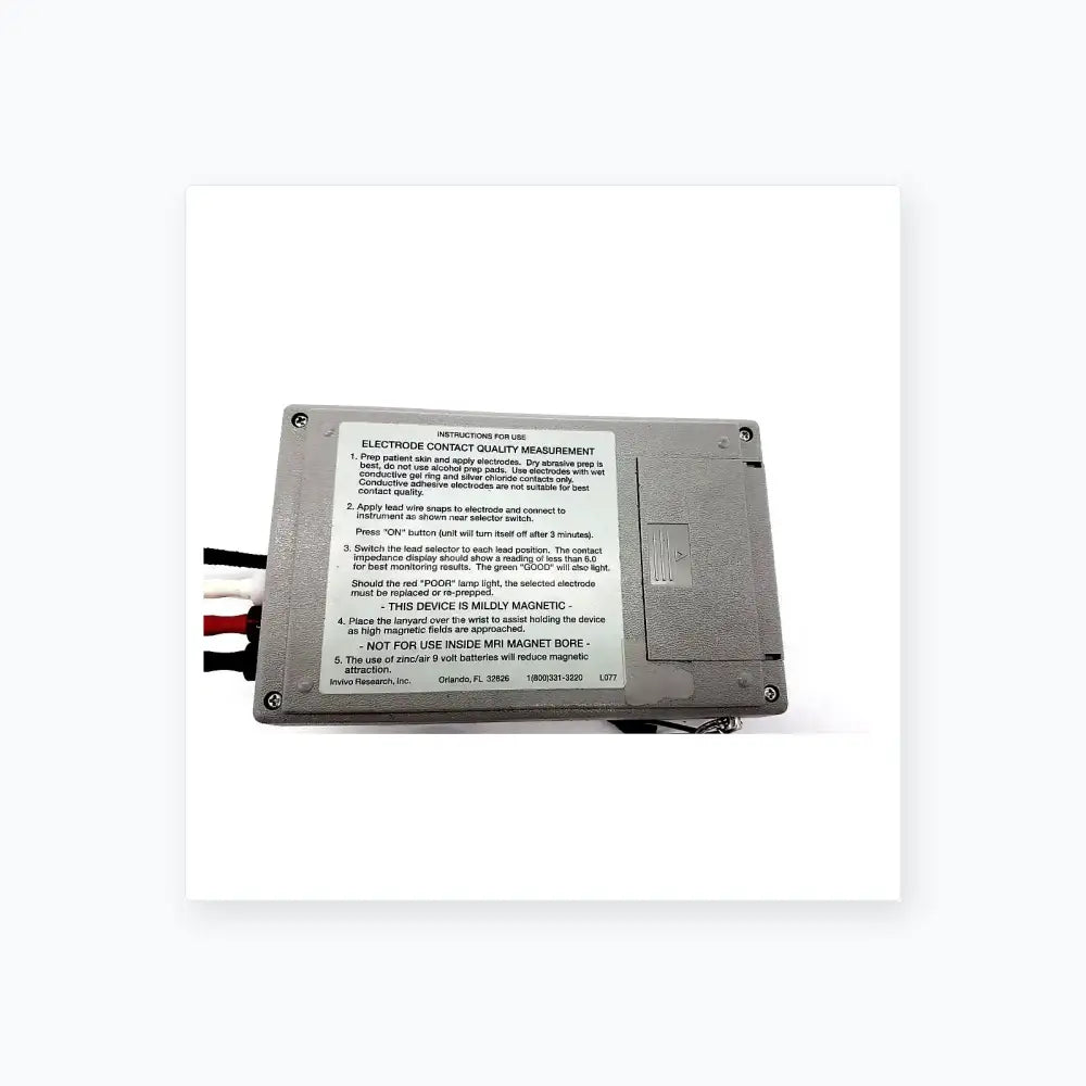 Invivo Research P/N 9392 ECG Electrode Impedance Meter ECG Electrode Impedance Meter, second-hand product photo 9