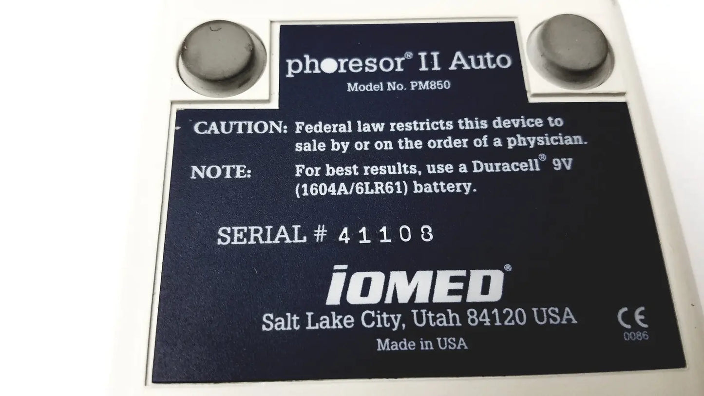 Iomed Phoresor II Auto PM850 Auto Dose Controller System Iontophoresis Controller, second-hand product photo 8