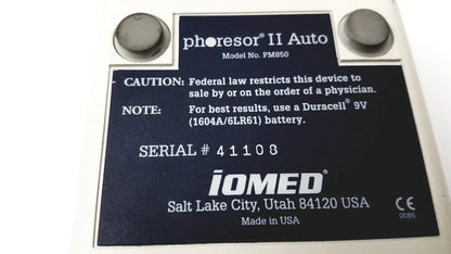 Iomed Phoresor II Auto PM850 Auto Dose Controller System Iontophoresis Controller, second-hand product photo 8