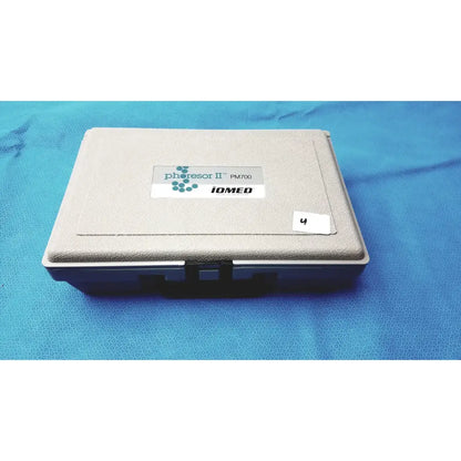 Reuse Medical IOMED Phoresor II PM700 Iontophoretic Drug Delivery System with Case Medical Cables & Cords, second-hand product photo 1