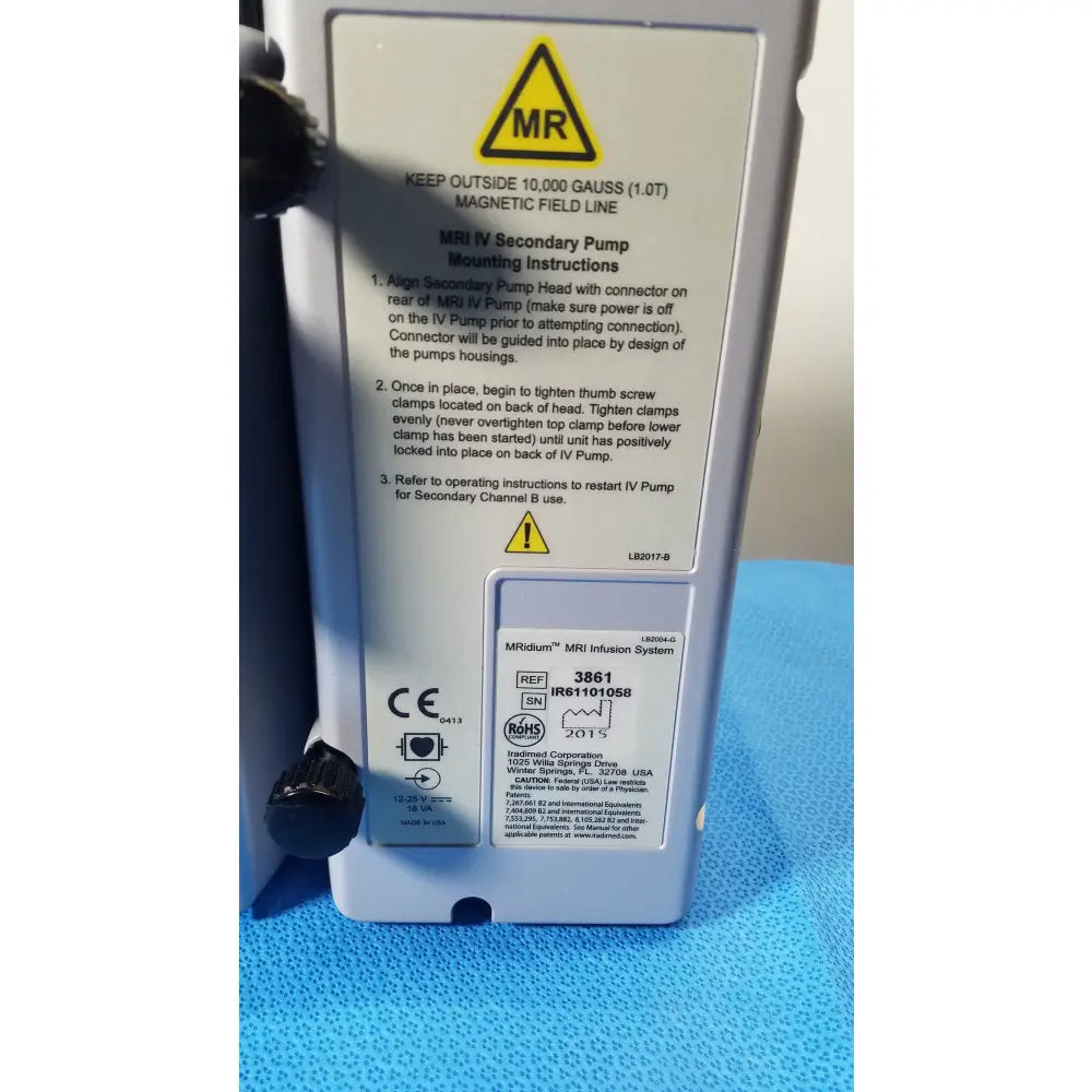 IRadimed MRidium 3860+ MRI Infusion Pump System With A and B Channels - MRI Infusion Pump System