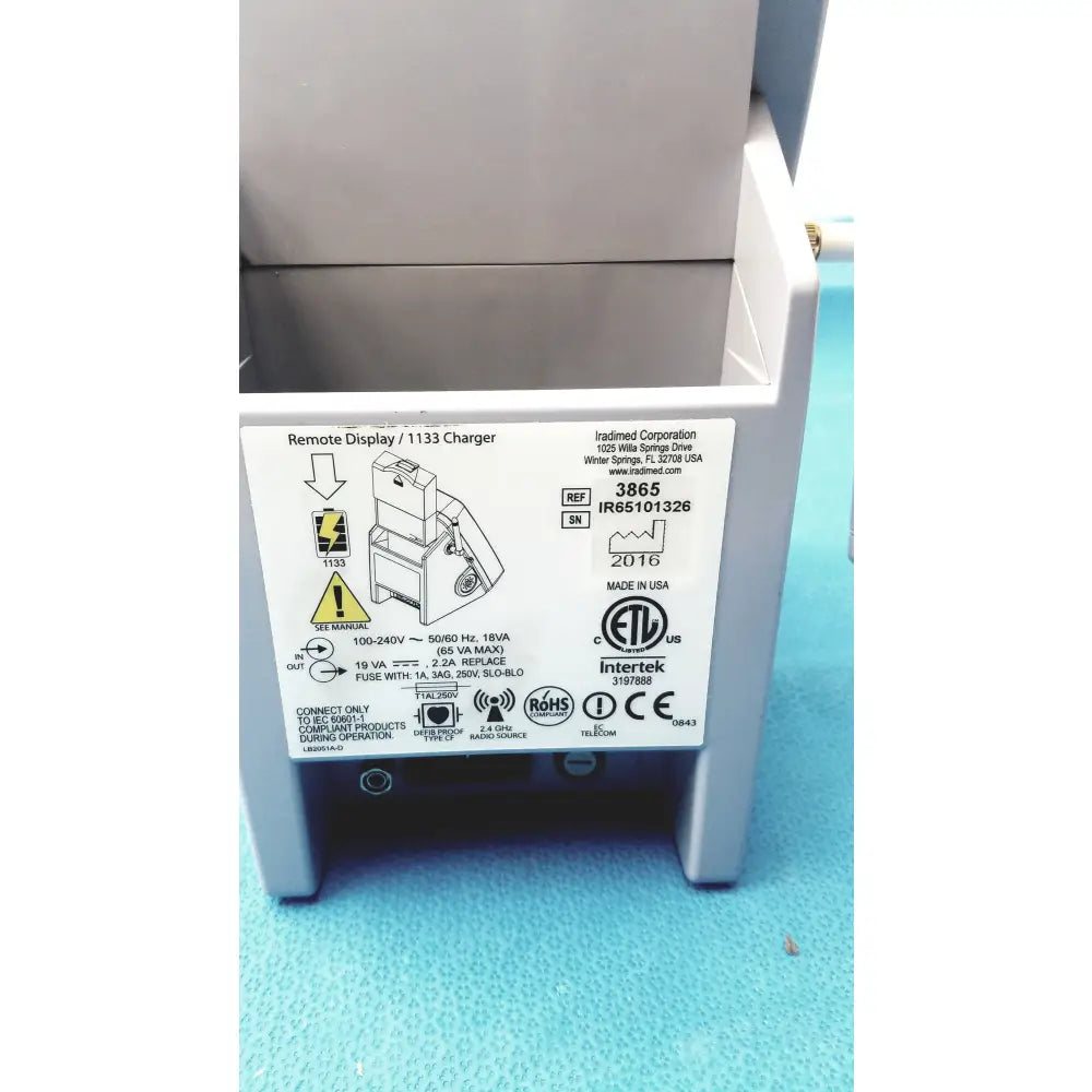 Iradimed Mridium 3865 MRI Infusion Pump - infusion pump