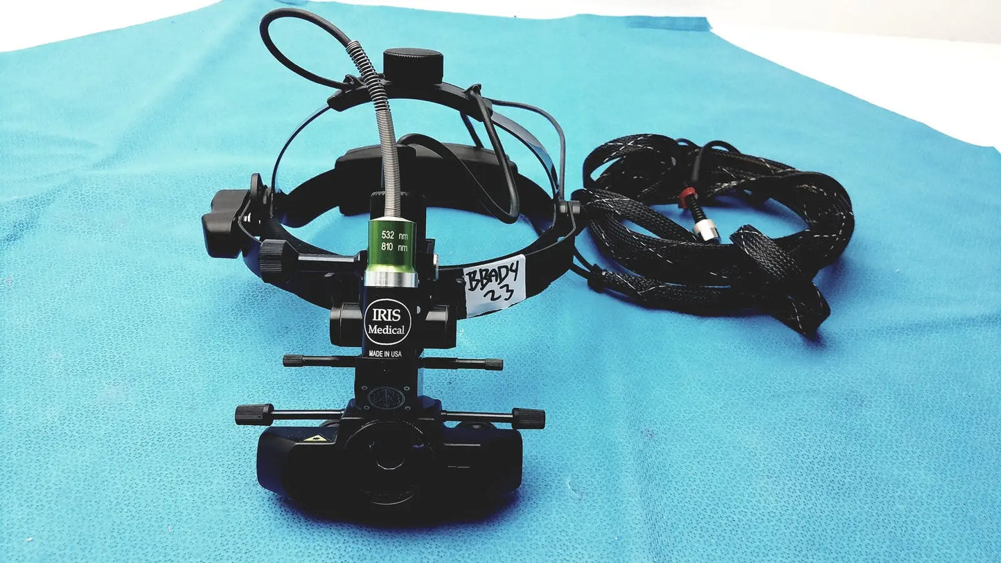 Reuse Medical Iris Medical Laser Indirect Ophthalmoscope 532/810nm Ophthalmic Equipment Medical Cables & Cords, second-hand product photo 1