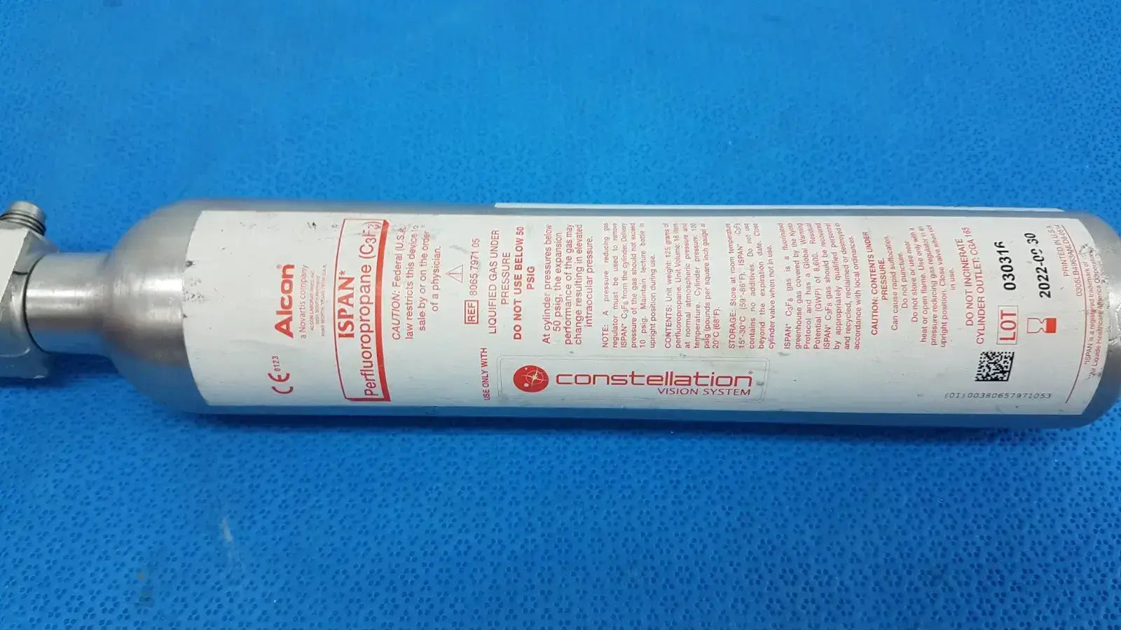 ISPAN SF6 Intraocular Gas 125g – Ophthalmic Surgical Medical Supply Intraocular Gas, second-hand product photo 3