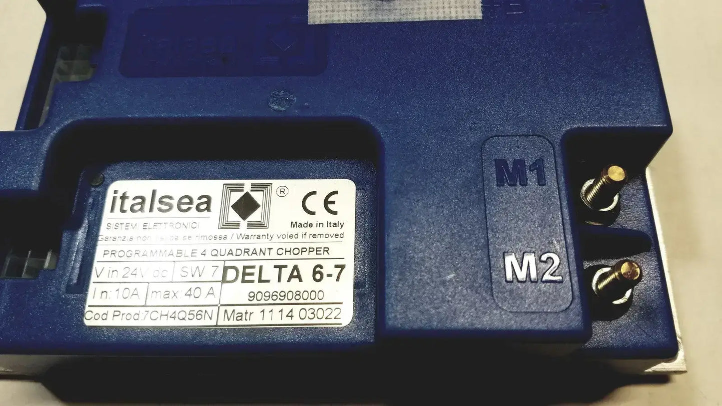 italsea 7CH4Q56N Programmable 4 Quadrant Chopper Delta 6-7 Motor Controller, second-hand product photo 6