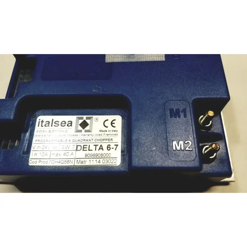 italsea 7CH4Q56N Programmable 4 Quadrant Chopper Delta 6-7 Motor Controller, second-hand product photo 6
