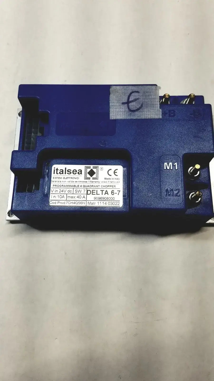 italsea 7CH4Q56N Programmable 4 Quadrant Chopper Delta 6-7 Motor Controller, second-hand product photo 1