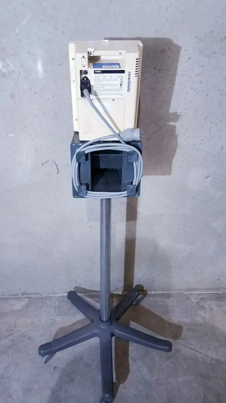 IVAC Corporation Vital Check 4200 With Stand Vital Signs Monitor, second-hand product photo 6
