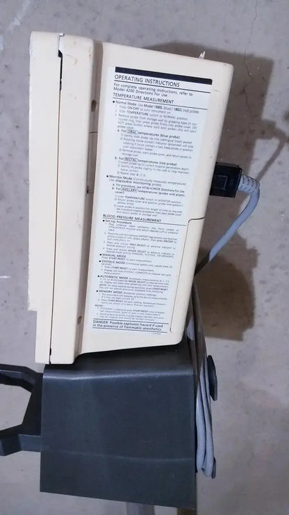 IVAC Corporation Vital Check 4200 With Stand Vital Signs Monitor, second-hand product photo 10