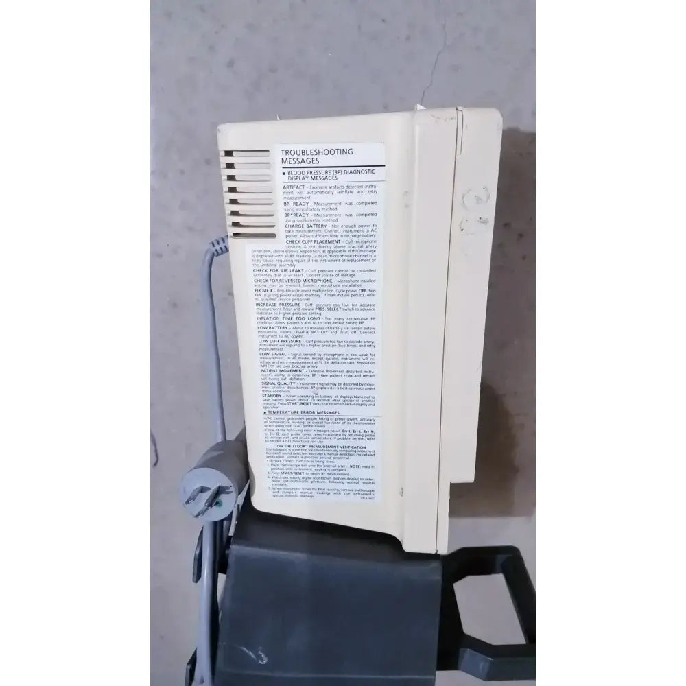 IVAC Corporation Vital Check 4200 With Stand Vital Signs Monitor, second-hand product photo 5