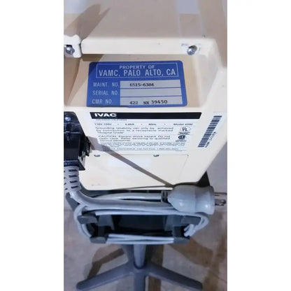 IVAC Corporation Vital Check 4200 With Stand Vital Signs Monitor, second-hand product photo 8