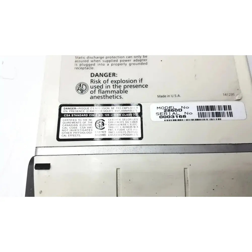 Alaris IVAC Med system III Patient Monitor 2860D Patient Monitor, as-is (for parts) product photo 11