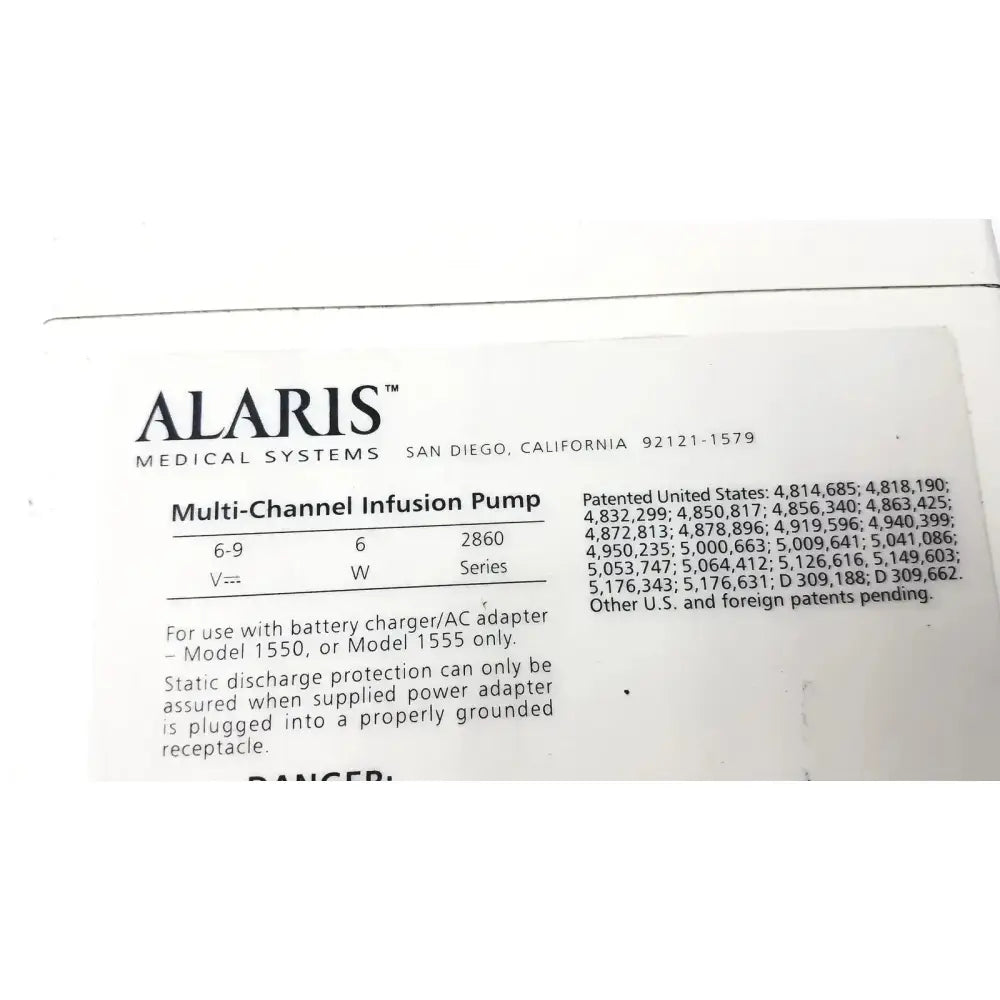 Alaris IVAC Med system III Patient Monitor 2860D Patient Monitor, as-is (for parts) product photo 10