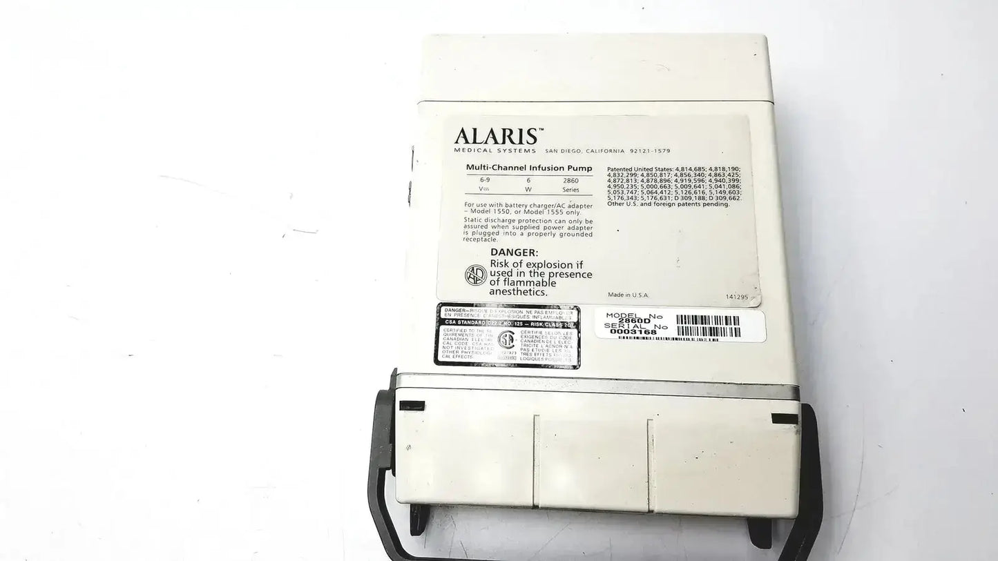 Alaris IVAC Med system III Patient Monitor 2860D Patient Monitor, as-is (for parts) product photo 9