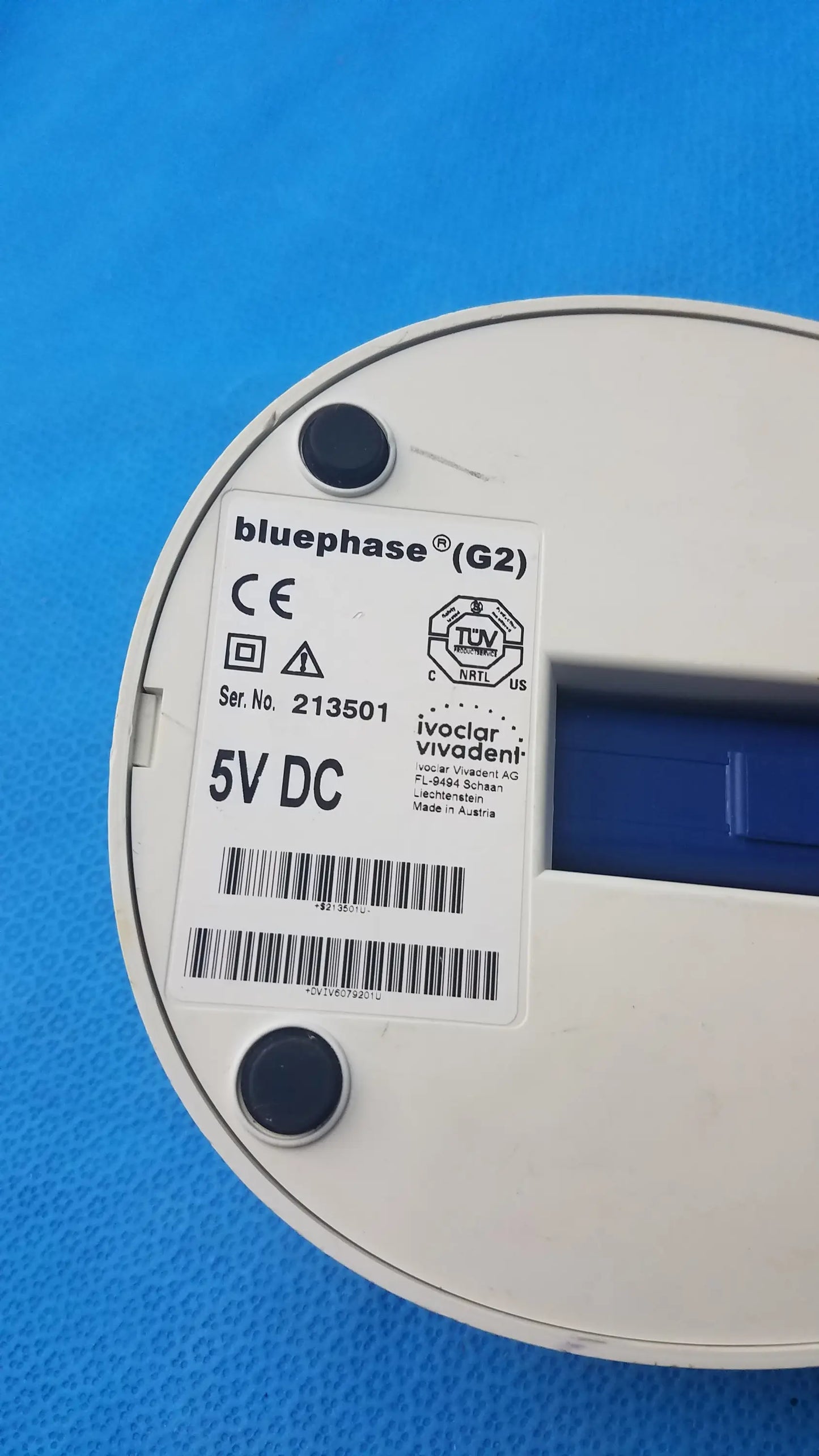 Ivoclar Vivadent Bluephase Docking Stand Charging Base Holder Dental Curing Light Docking Stand, second-hand product photo 4