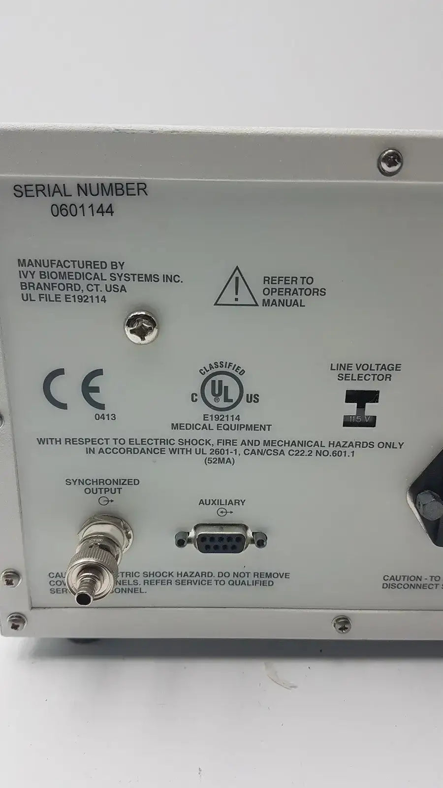 Ivy Biomedical Cardiac Trigger 3000 Patient Monitor Patient Monitor, second-hand product photo 10
