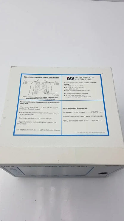 Ivy Biomedical Cardiac Trigger 3000 Patient Monitor Patient Monitor, second-hand product photo 6