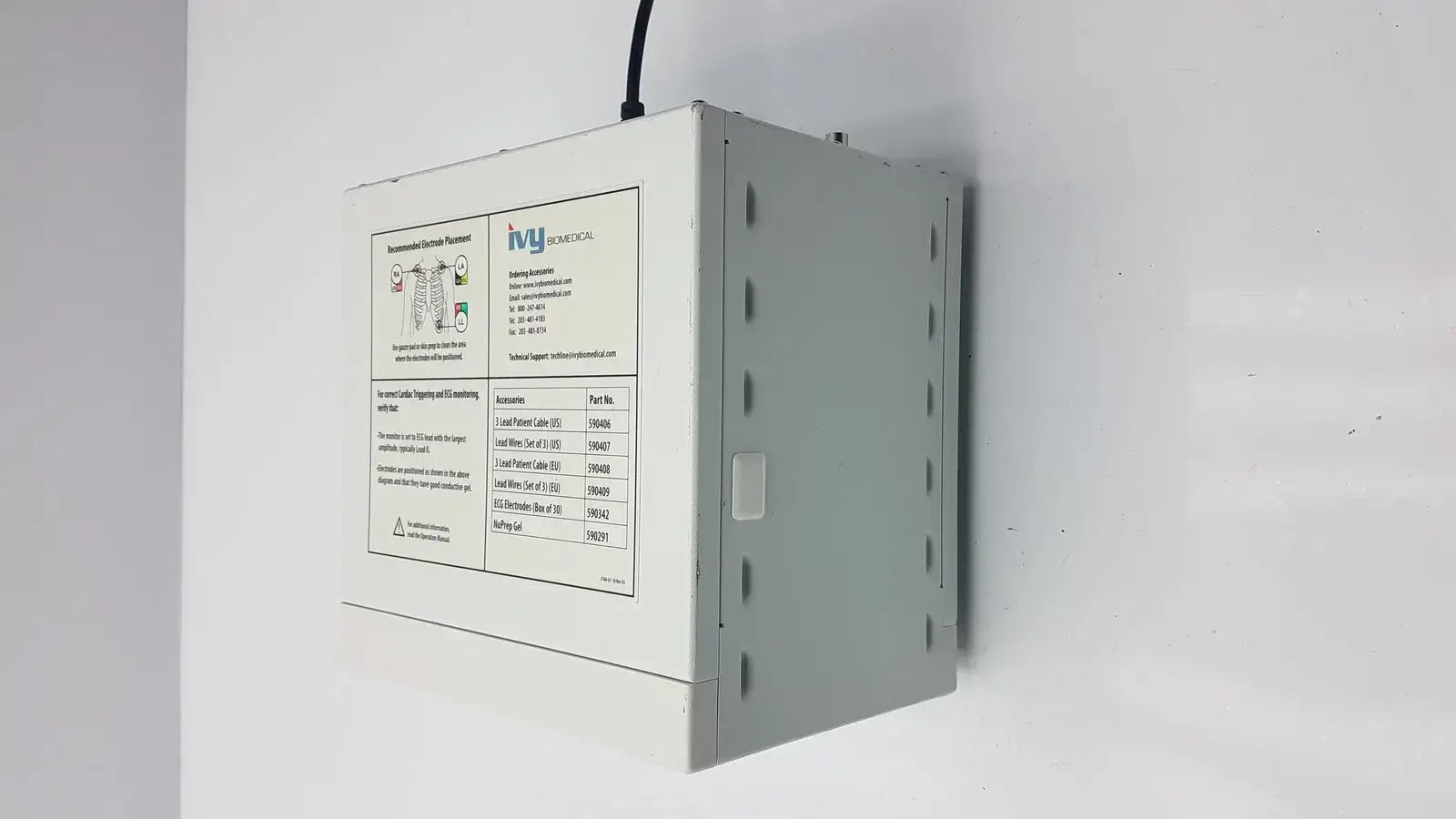 IVY Biomedical Cardiac Trigger Monitor 3000 Cardiac Trigger Monitor, second-hand product photo 2