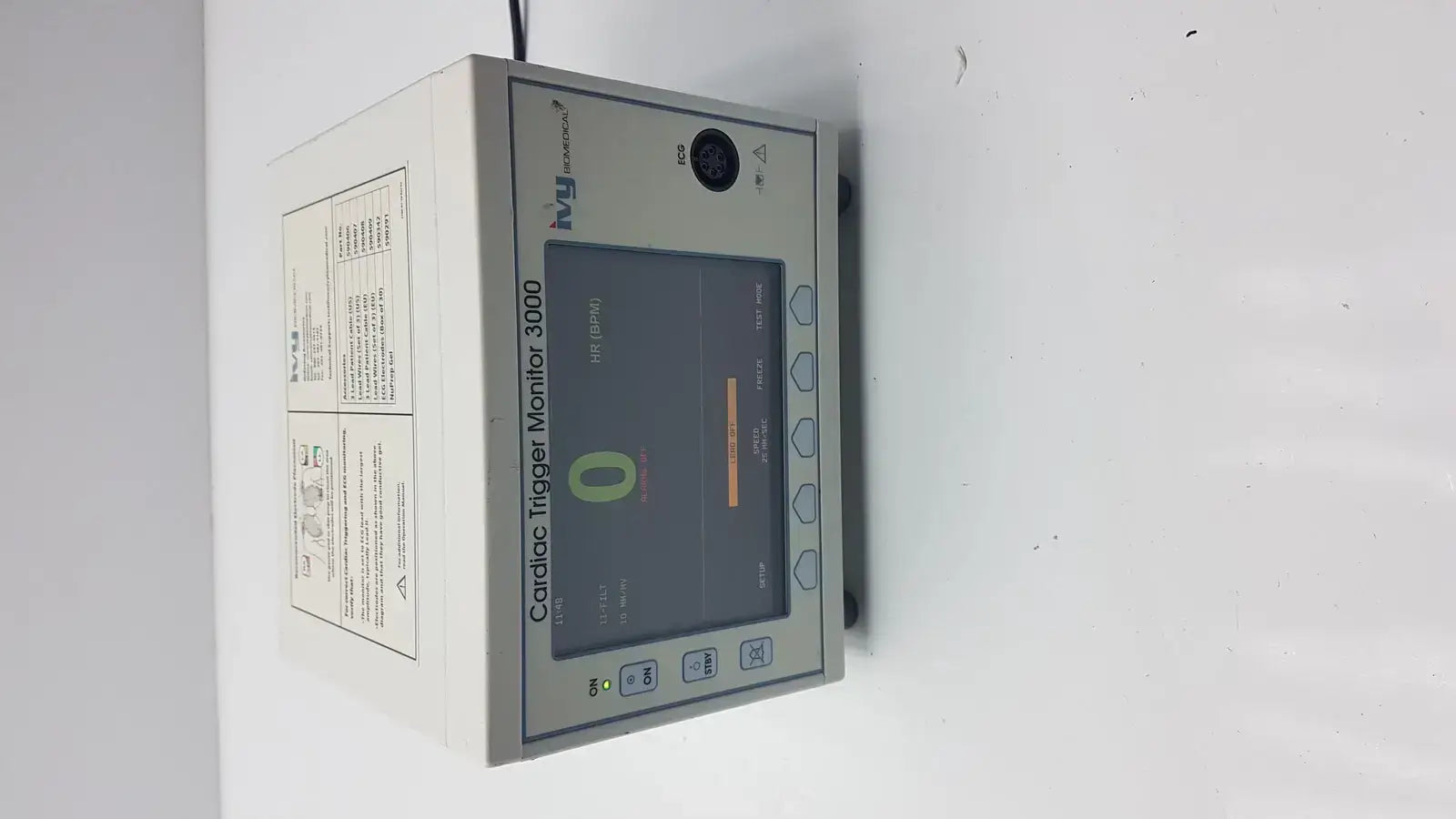 IVY Biomedical Cardiac Trigger Monitor 3000 Cardiac Trigger Monitor, second-hand product photo 7