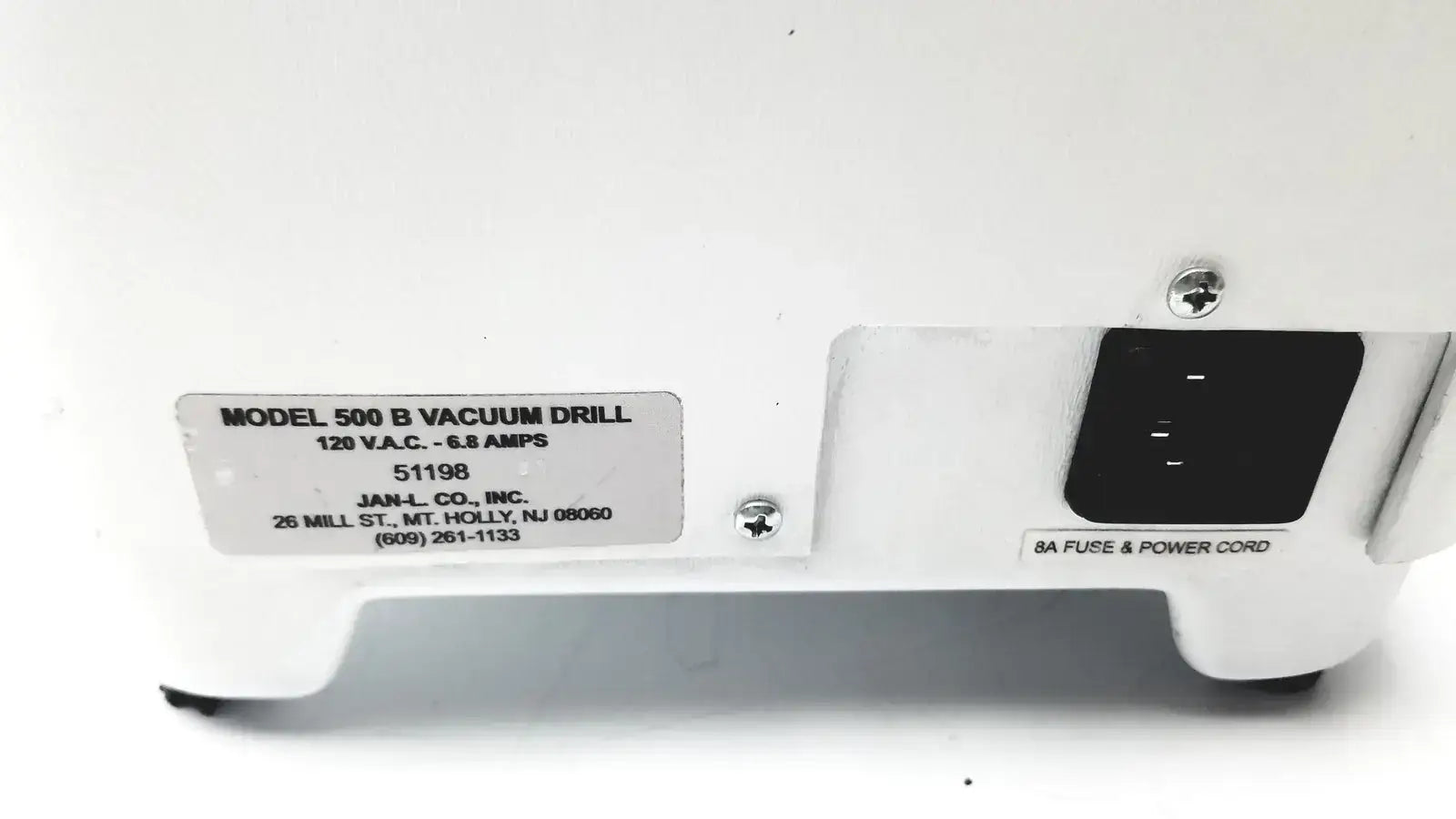 JAN L INC 500 B Vacuum Drill Surgical Drill, second-hand product photo 7