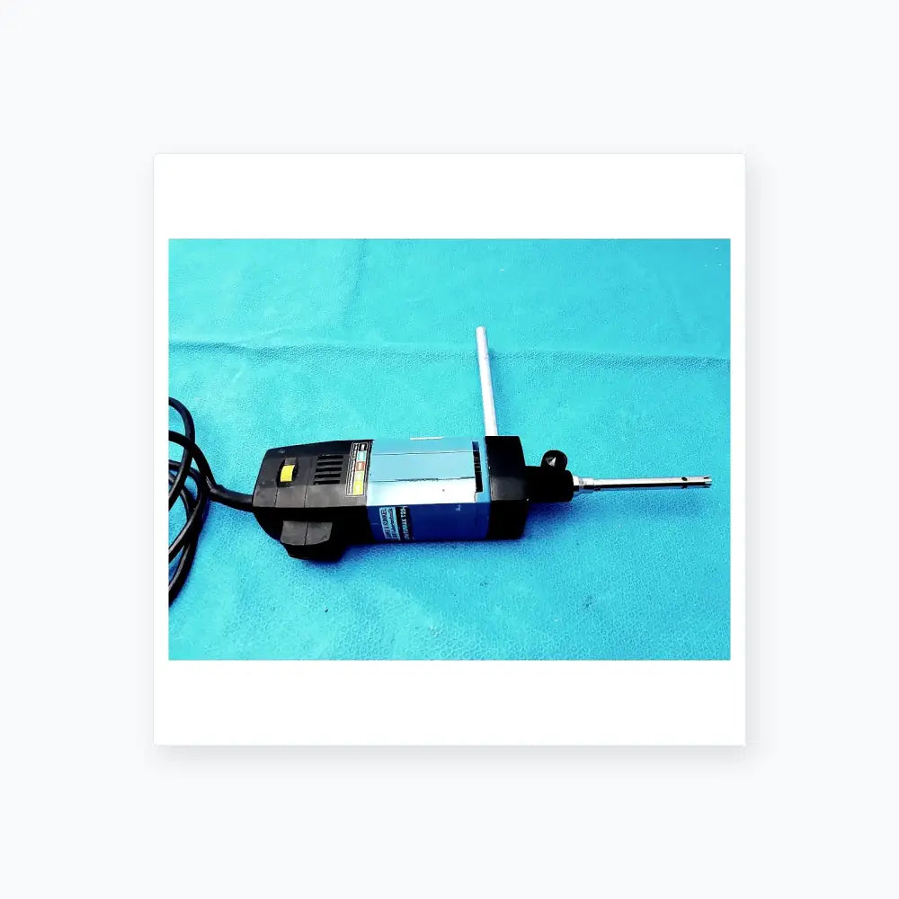 Blue and black janke & kunkel t25-s1 ika ultra turrax homogenizer disperser with silver metal bit for medical equipment use