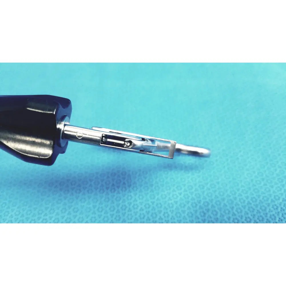 Black-handled soldering iron with metallic tip and transparent cover for Jarit 610-140 stainless steel roto-lok