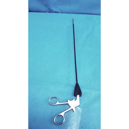 Jarit 610-140 stainless steel roto-lok with black handle articulated steel roto-lok surgical scissors