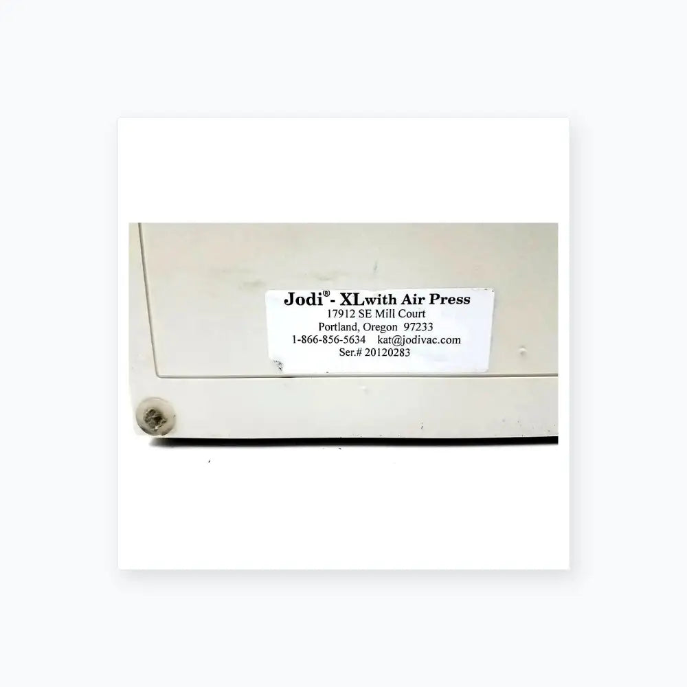 Jodi XL with Air Press SER 20120283 - Untested Hearing Aid Vacuum Cleaner, as-is (for parts) product photo 11