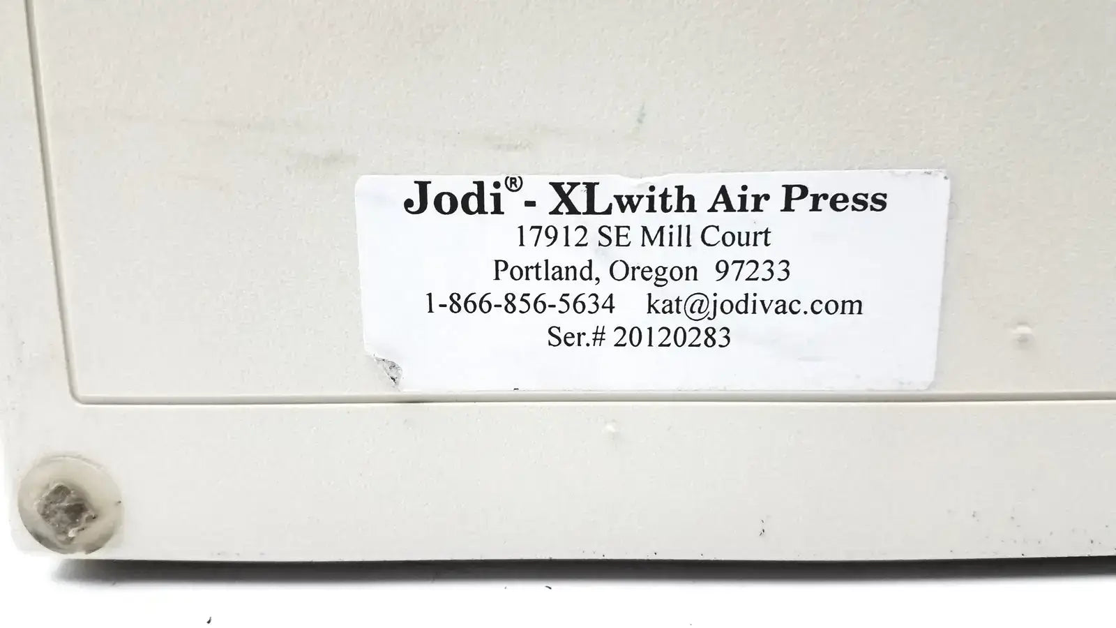 Jodi XL with Air Press SER 20120283 - Untested Hearing Aid Vacuum Cleaner, as-is (for parts) product photo 11