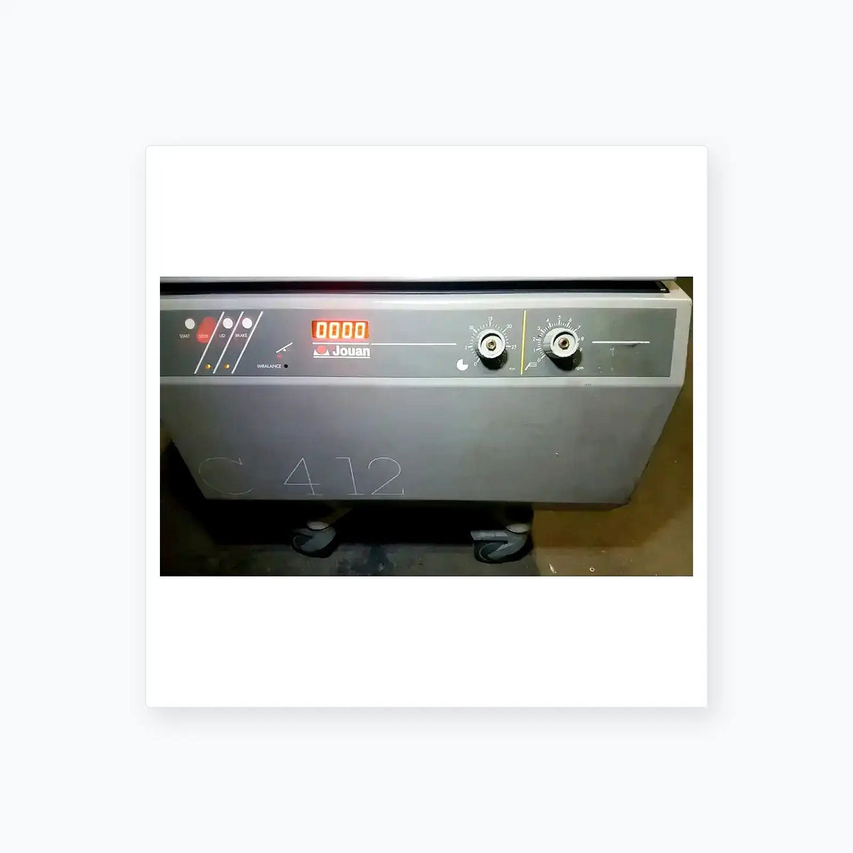 Jouan C412 Bench top Centrifuge Benchtop Centrifuge, as-is (for parts) product photo 4