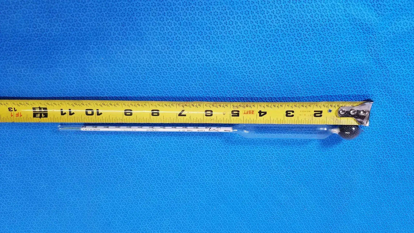 Generic K~ Vintage Floating Long Mash & Brew Tester Thermometer – German Made Laboratory Thermometer, second-hand product photo 5