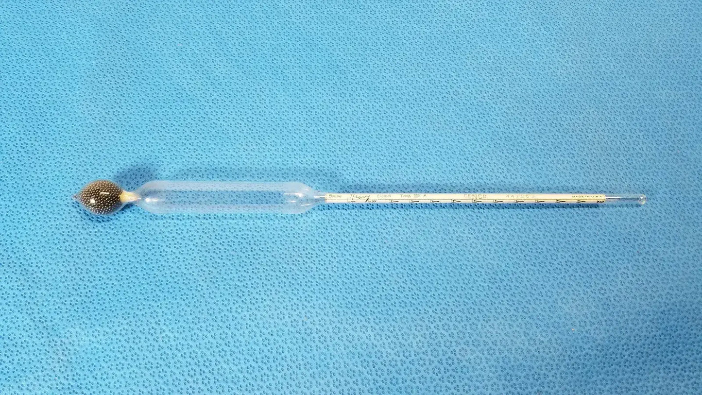 Generic K~ Vintage Floating Long Mash & Brew Tester Thermometer – German Made Laboratory Thermometer, second-hand product photo 1