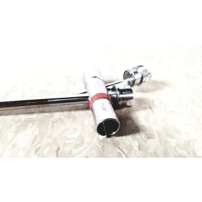 Chrome-plated t-handle wrench with red rubber band for karl storz 10338c surgical bronchoscope scope sheath use