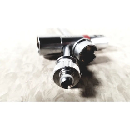 Chrome-finished t-handle wrench with three socket ends for karl storz 10338c surgical bronchoscope scope sheath 4 x 30