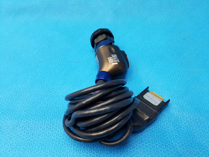 Black and blue usb to 30 pin adapter cable with coiled black cord for karl storz camera head precision imaging component