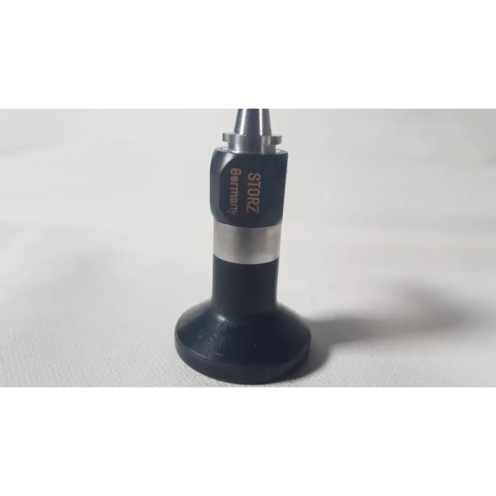 Black and silver karl storz reuse medical endoscope connector with matte finish for 70 degree cystoscope