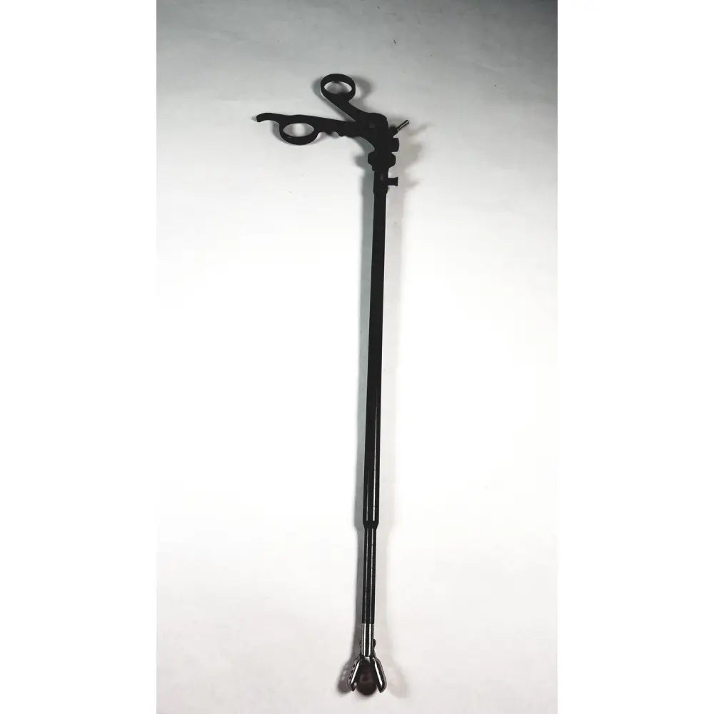 Black karl storz clickline handle with articulated shaft and metallic claw tip for reuse medical laparoscopic use