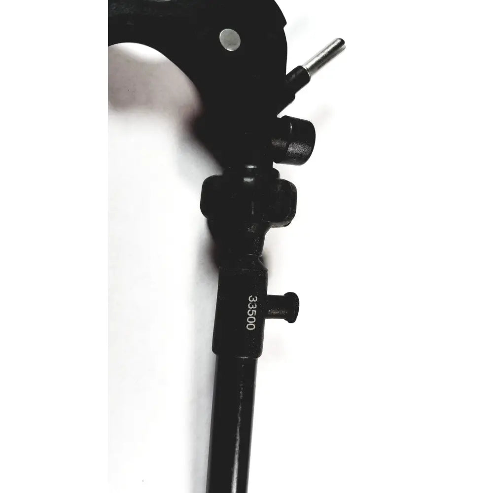 Black metal karl storz 33121 clickline handle with tube for laparoscopic instruments model 33500 reuse medical tool