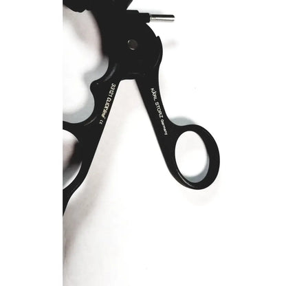 Black Karl Storz 33121 Clickline handle with tube featuring sleek ergonomic design and metallic accents for reuse medical use