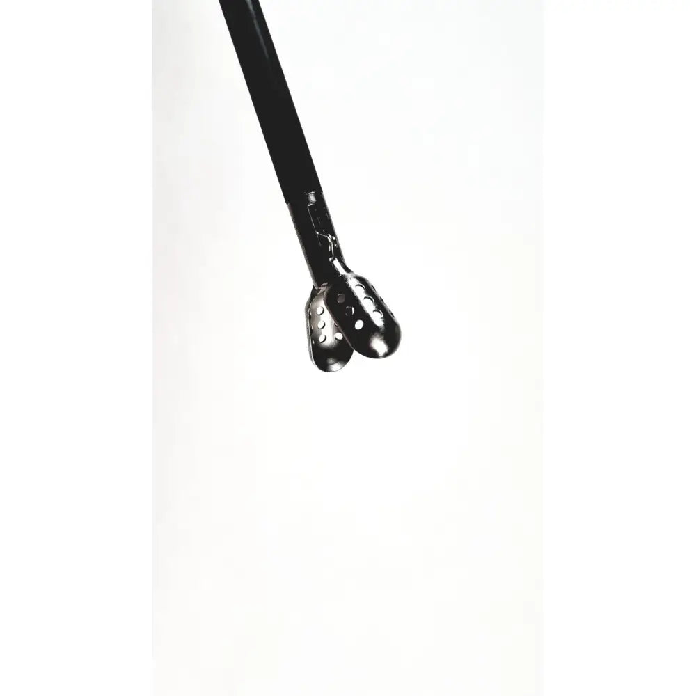 Black metal karl storz clickline handle with perforated rounded tips for reuse medical laparoscopic instruments