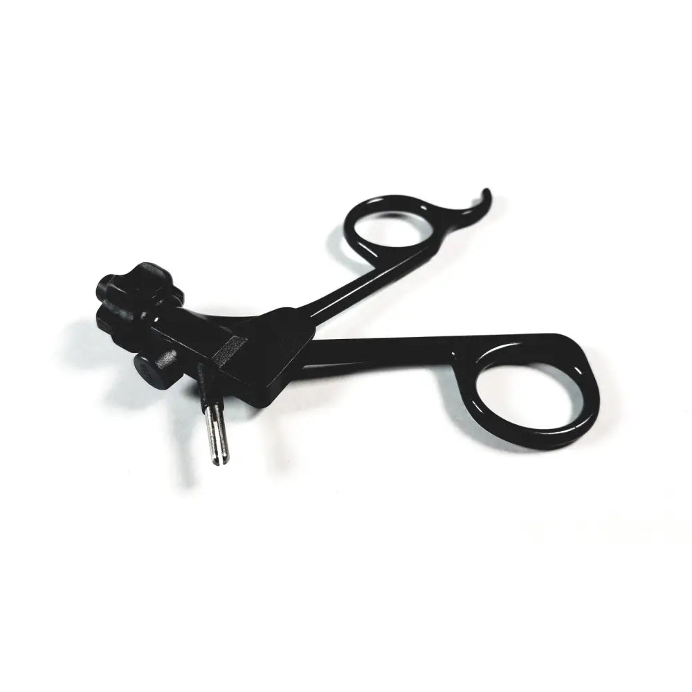 Karl Storz 33121 clickline plastic handle pistol grip endoscopy surgical tool in black with ergonomic handle and precision tip